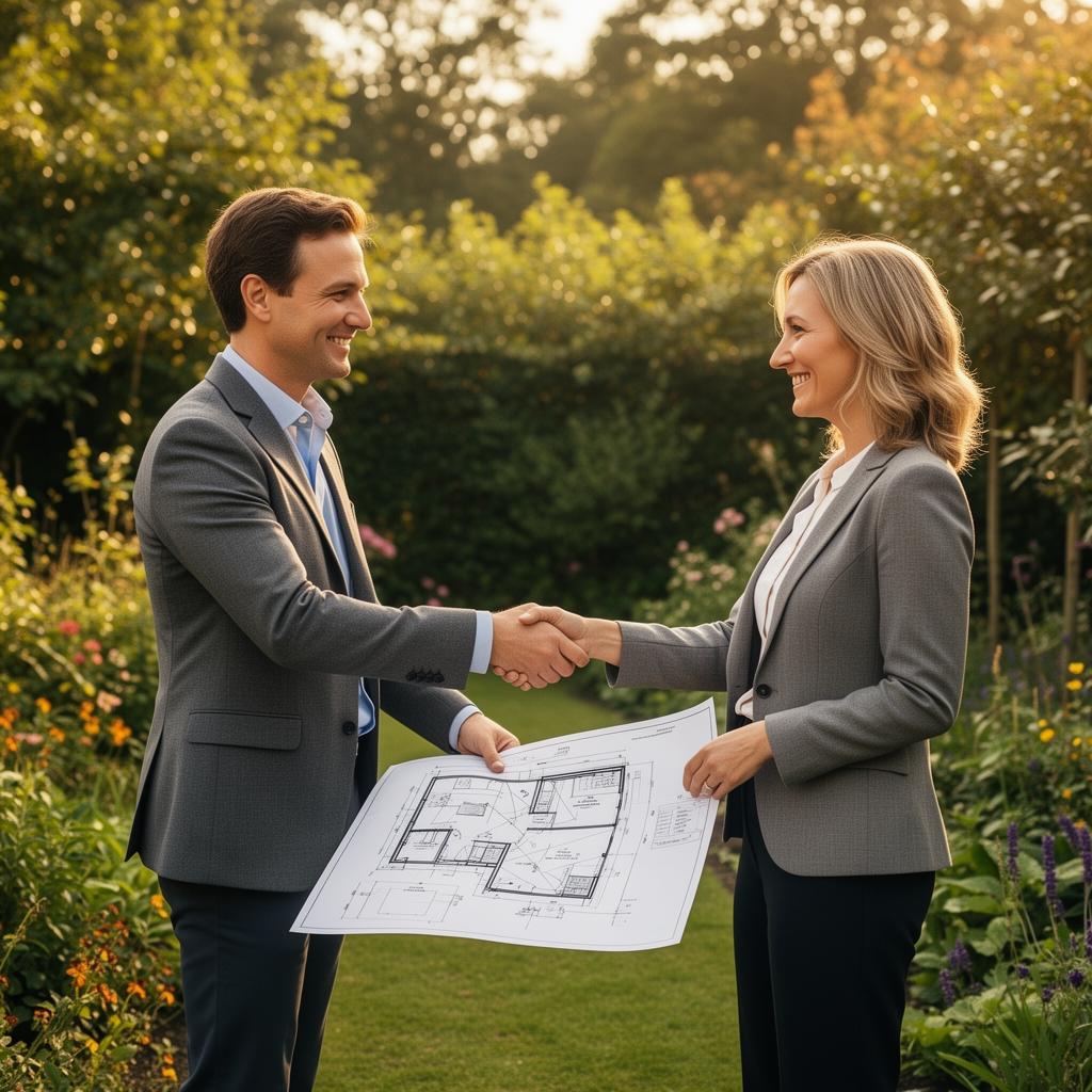 Architekt krajobrazu i klient